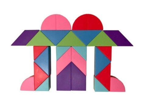 Klocki Magnetyczny Tangram - Magic Big Tangram 100el.