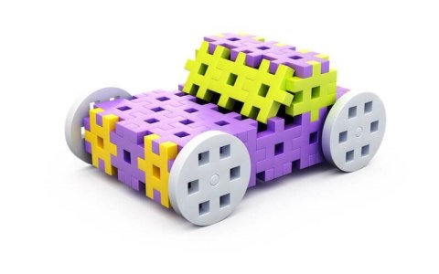 Klocki Meli Constructor Pink Travel Box 250 el.