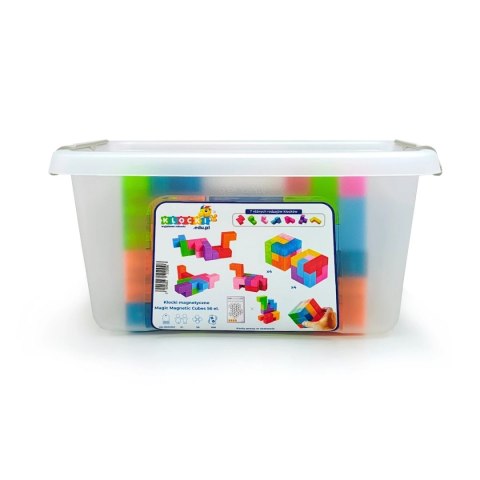 Magnetyczne kostki - Magic Magnetic Cubes 56 el.