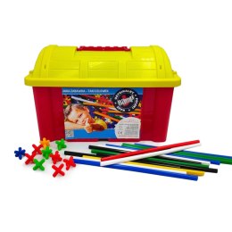 Słomki BAMP 500 el. - przestrzenne klocki konstrukcyjne