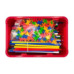 Słomki BAMP 500 el. - przestrzenne klocki konstrukcyjne