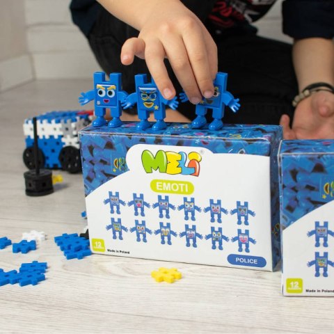 Klocki Meli Emoti Policja 12 el.