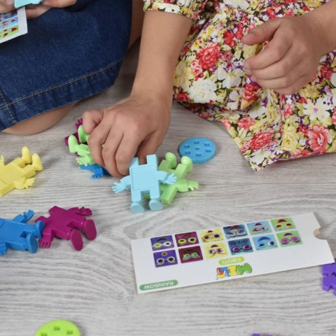 Klocki Meli Emoti Tęcza 12 el.