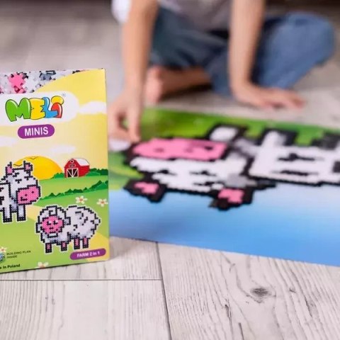 Klocki Meli Minis Farm 2w1 - 500 el.