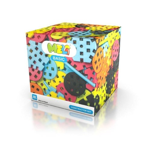 Klocki konstrukcyjne Meli Basic Constructor - 60 el.