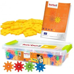 Zestaw Klocki Korbo EDU Code 420 el. + Książka z kartami pracy 83 x A4