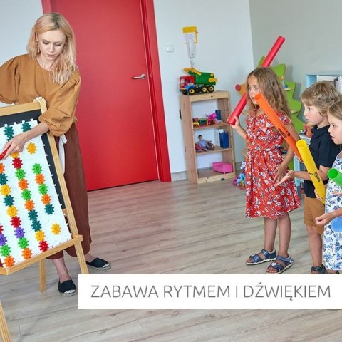 Zestaw Klocki Korbo EDU Code Music 128 el. + Książka z kartami pracy 27 x A4