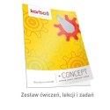 Zestaw Korbo EDU +Concept 450 el. + Książka z kartami pracy 23 x A4