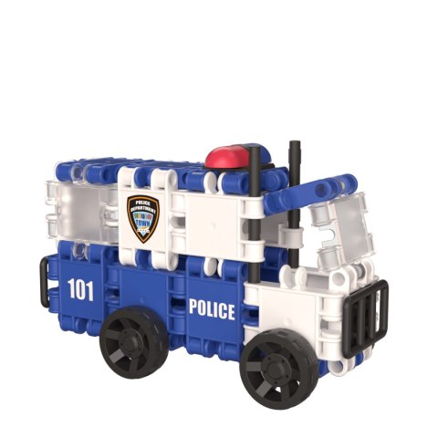 Clics Wiaderko 8w1 155 el. - Klocki konstrukcyjne - Policja