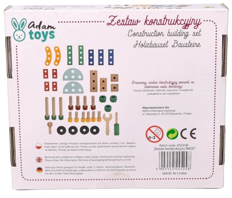 Drewniany zestaw małego konstruktora
