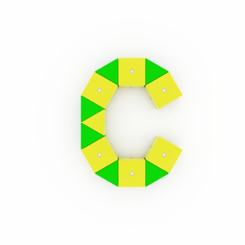 Klocki Magnetyczne WABI Zestaw Edukacyjny 120 el. + tacka magnetyczna WABI Pad