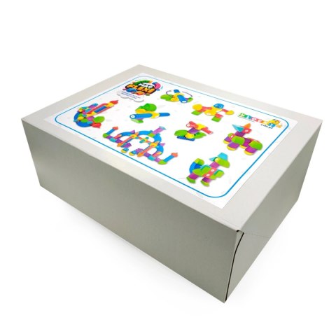 Magnetyczne piankowe klocki - MagFlexi - 100 el.