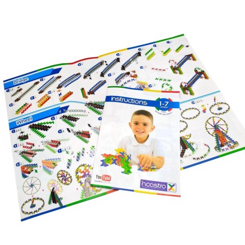 Incastro Colors 3w1 - 250 el. - Zestaw klocków konstrukcyjnych