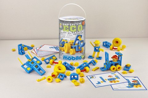Klocki konstrukcyjne Mobilo - Eco Construction builder - 92 el.