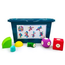 Magnetyczne piankowe klocki - MagFlexi - 50 el.