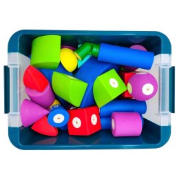 Magnetyczne piankowe klocki - MagFlexi - 50 el.