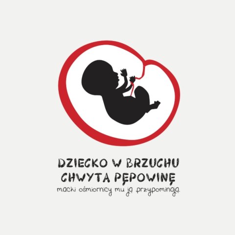 Mini czarno-biała Ośmiornica