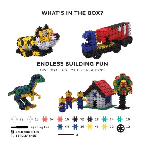 Nano Clics 5w1 - Kreatywni Budowniczowie - 500 el.