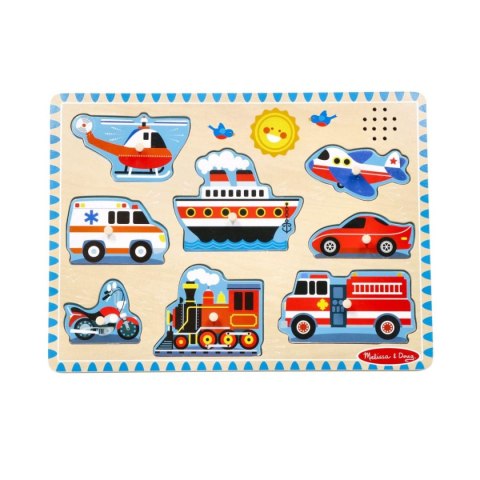 Puzzle dźwiękowe - pojazdy