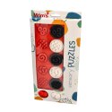 Puzzle kontrastowe - sensoryczne kółeczka XL