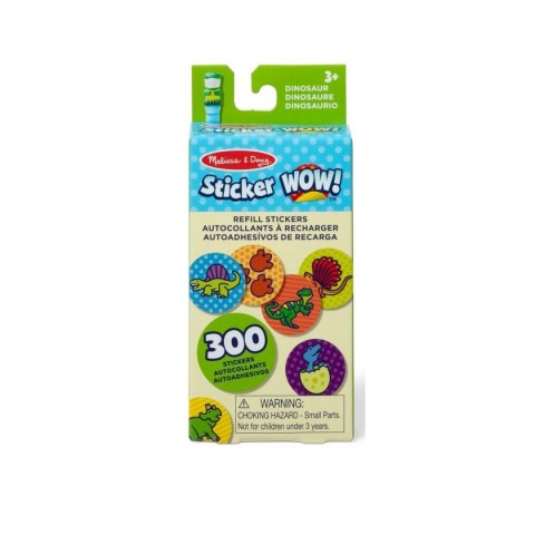 Sticker Wow - wkład + mini książeczka - Dinozaury