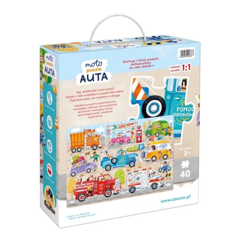 CzuCzu Moto puzzle Auta 3+