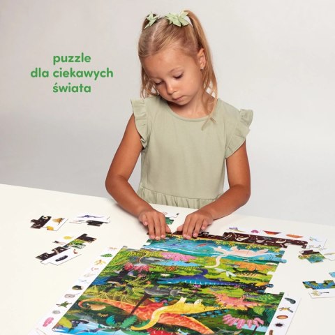 CzuCzu Obserwacyjne puzzle Dinozaury 4+