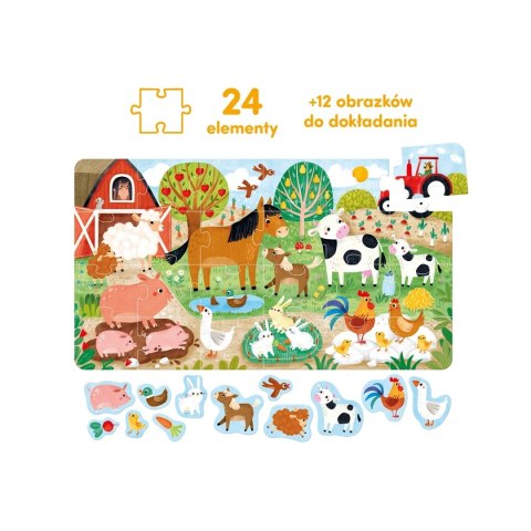 CzuCzu Wesołe puzzle Wieś 2+