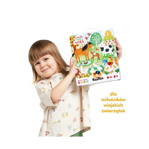 CzuCzu Wesołe puzzle Wieś 2+