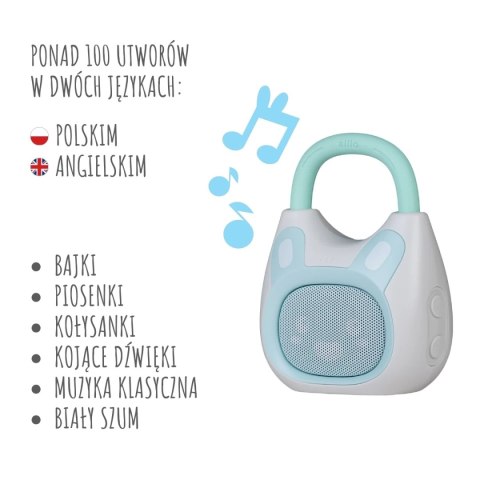 Głośnik Bluetooth Alilo Pocket Bunny K1 BLUE - niebieski