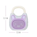 Głośnik Bluetooth Alilo Pocket Bunny K1 PURPLE - fioletowy
