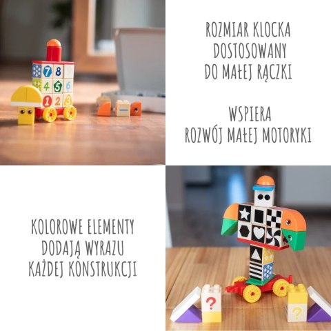 Klocki Magnetyczne Alilo - matematyka - 30 el.