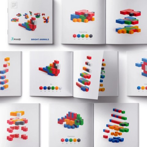Klocki Magnetyczne Pixio Bright Animals 90 | Story Series
