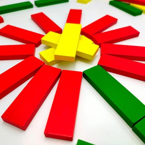 Klocki drewniane deseczki WABI Planks 12 cm - 200 szt.