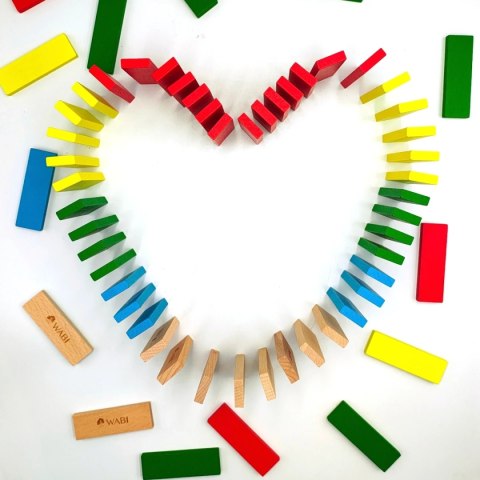 Klocki drewniane deseczki WABI Planks 8cm - 100 szt