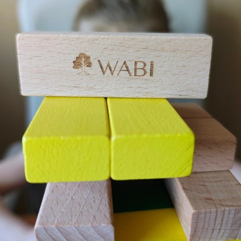 Klocki drewniane wieża WABI Tower Jenga - 54 el.