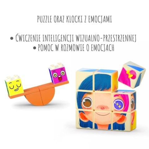 Klocki magnetyczne Alilo - emocje - 40 el.