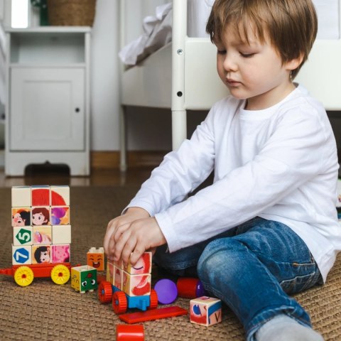 Klocki magnetyczne Alilo - emocje - 40 el.