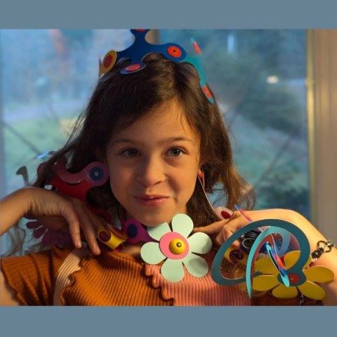 Klocki magnetyczne Clixo - Zestaw do tworzenia biżuterii - 28 el.