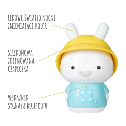 Króliczek Alilo Baby Bunny G9S BLUE - niebieski