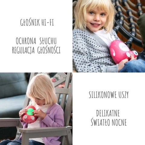 Króliczek Alilo Happy Bunny P1 PINK - różowy