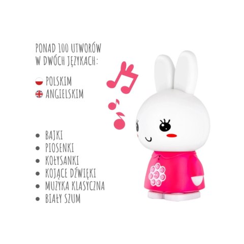 Króliczek Alilo Honey Bunny G6 PINK - różowy