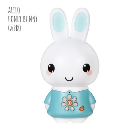 Króliczek Alilo Honey Bunny G6PRO BLUE - turkusowy