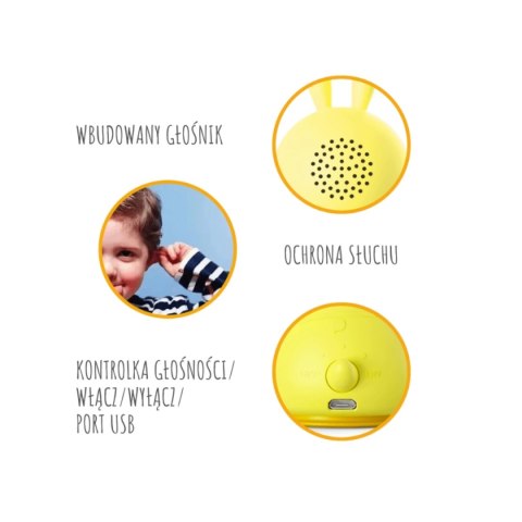 Króliczek Alilo Smarty Bunny R1 YELLOW - żółty