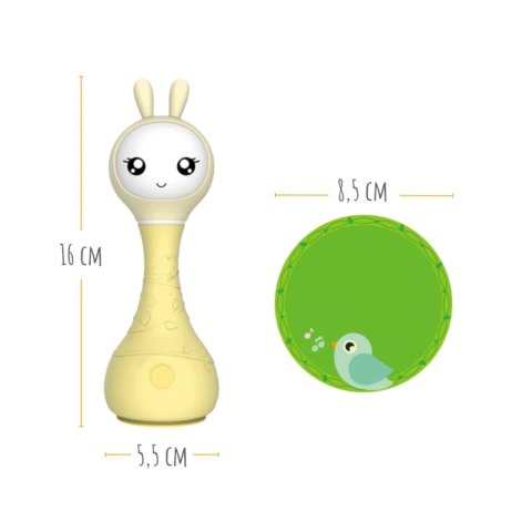 Króliczek Alilo Smarty Bunny R1 YELLOW - żółty