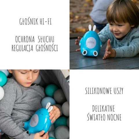 Króliczek Alilo happy Bunny P1 BLUE - niebieski