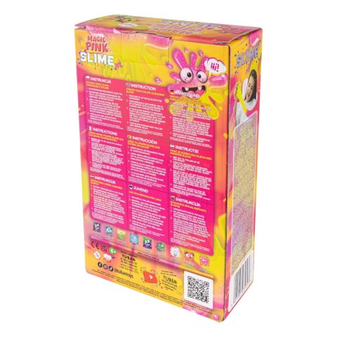 SLIME ZESTAW DIY MAGIC PINK XL