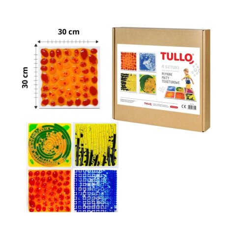 Teksturowane maty płynne Tullo - 4 szt.