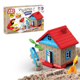 Zestaw z piaskiem kinetycznym Artcraft - Domek