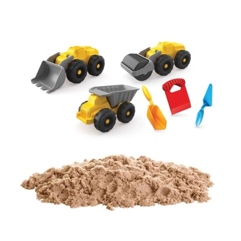 Zestaw z piaskiem kinetycznym - Artcraft - Pojazdy budowlane